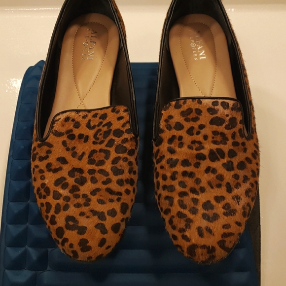 Alfani Step N Flex Shoes - Alfani Leopard size 9.5 womens loafers